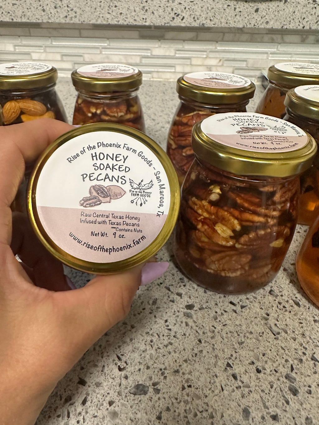 Pecan Soaked Honey