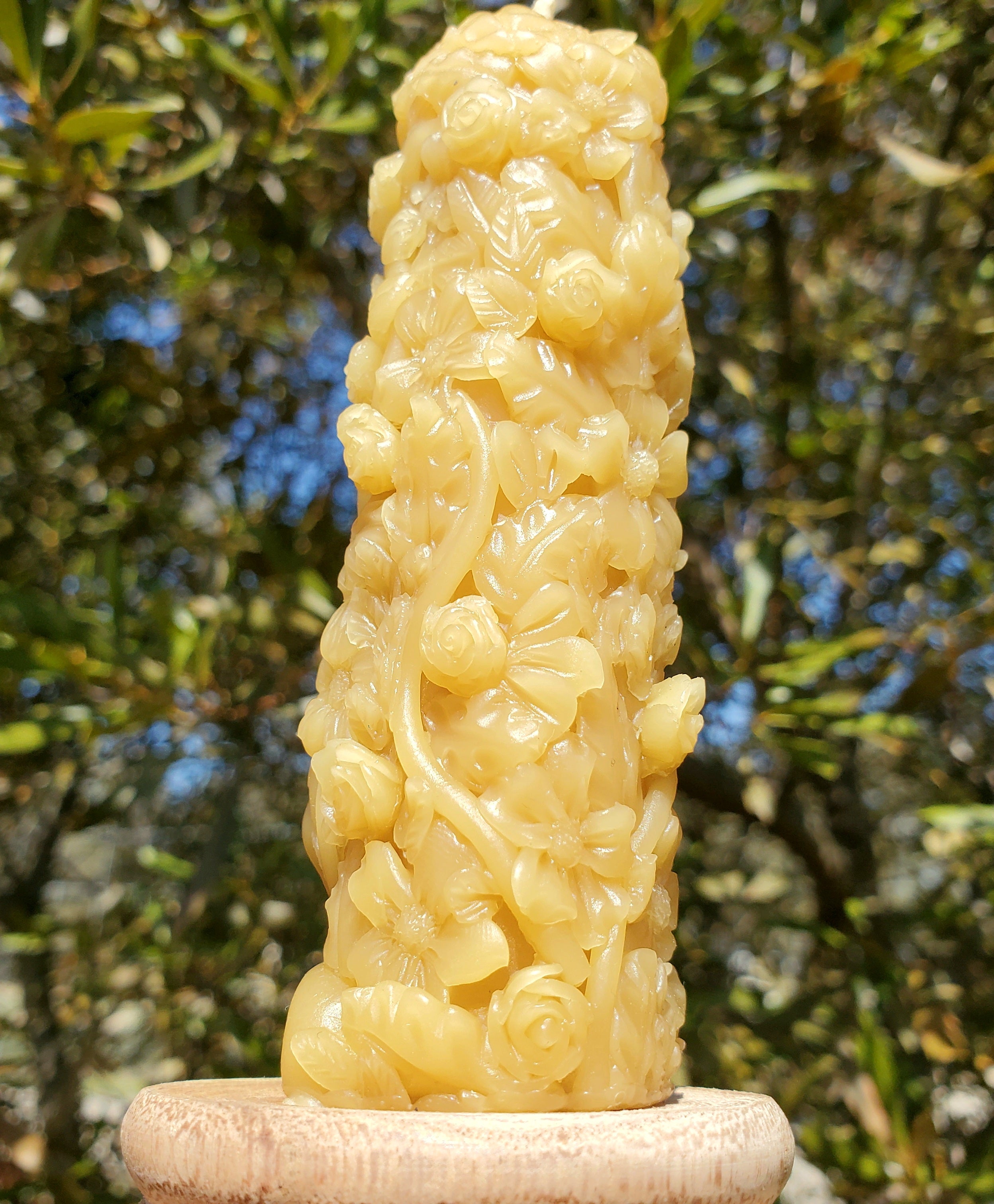 Beeswax Candle Goddess of Spring